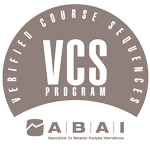 ABAI Verified Course Sequence (VCS) logo