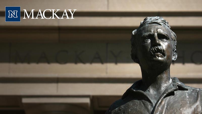 Mackay statue Zoom background