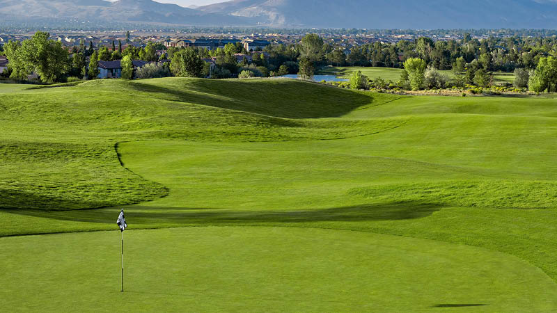 The fairway at Red Hawk Golf and Resort