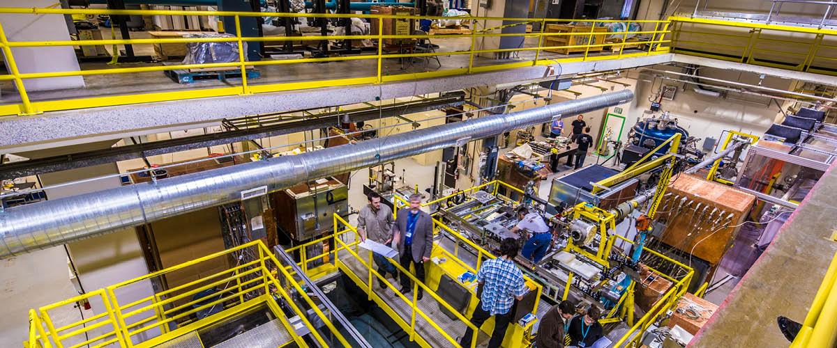 Inside the physics facility at the University of Nevada, Reno