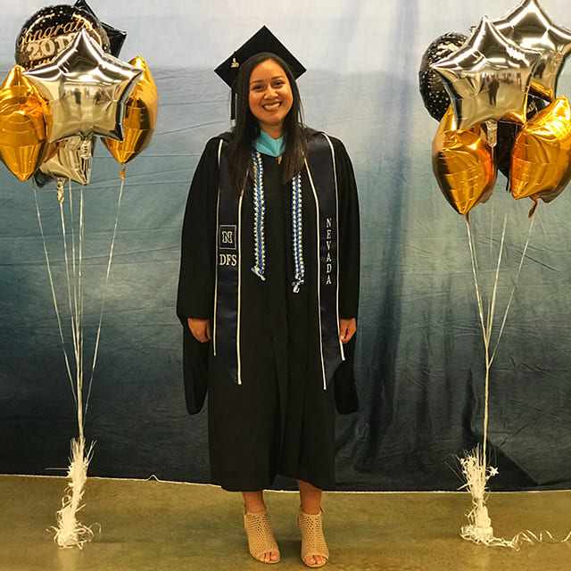 Kendragrace Reyes in regalia