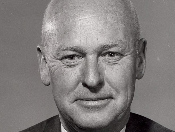Black and white headshot of N. Edd Miller