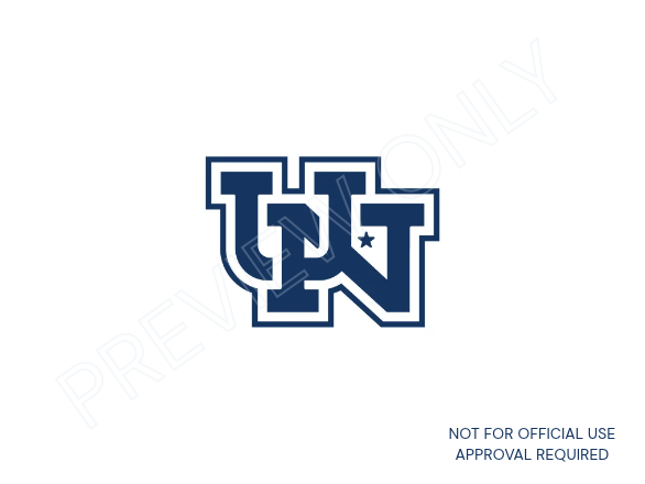 University of Nevada, Reno secondary Outlined Interlocked Mark with a preview watermark.