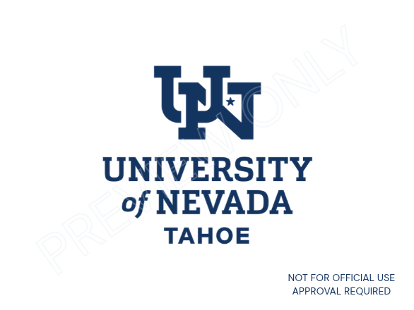 University of Nevada, Tahoe official primary logo with a preview watermark.