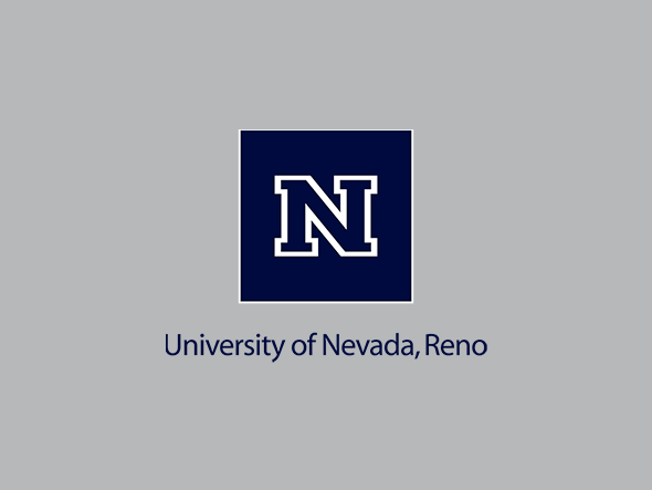 University logo on silver background color