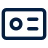 A blue icon of an ID card