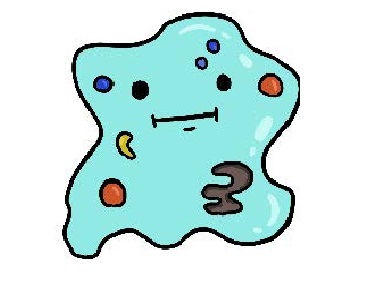 A cartoon cytoplasm