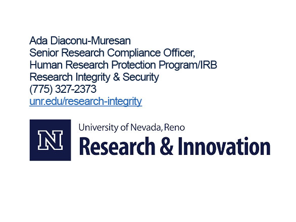 Email signature example with text link to unit's website