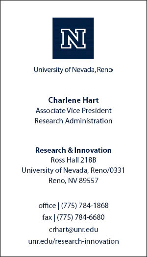 Business card example