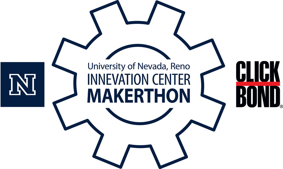 Makerthon icon reading "Innevation Center Makerthon 2021" with the Innevation Center logo and Click Bond logo