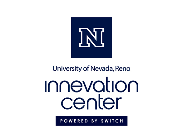 Logo: University of Nevada, Reno Innevation Center (stacked-narrow version)