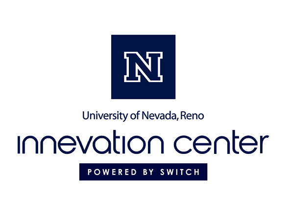 Logo: University of Nevada, Reno Innevation Center (stacked-wide version)