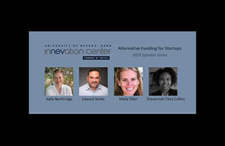 Guest speakers Kelly Northridge, Edward Vento, Molly Otter, and Shavonnah Collins from the Alternative Funding webinar