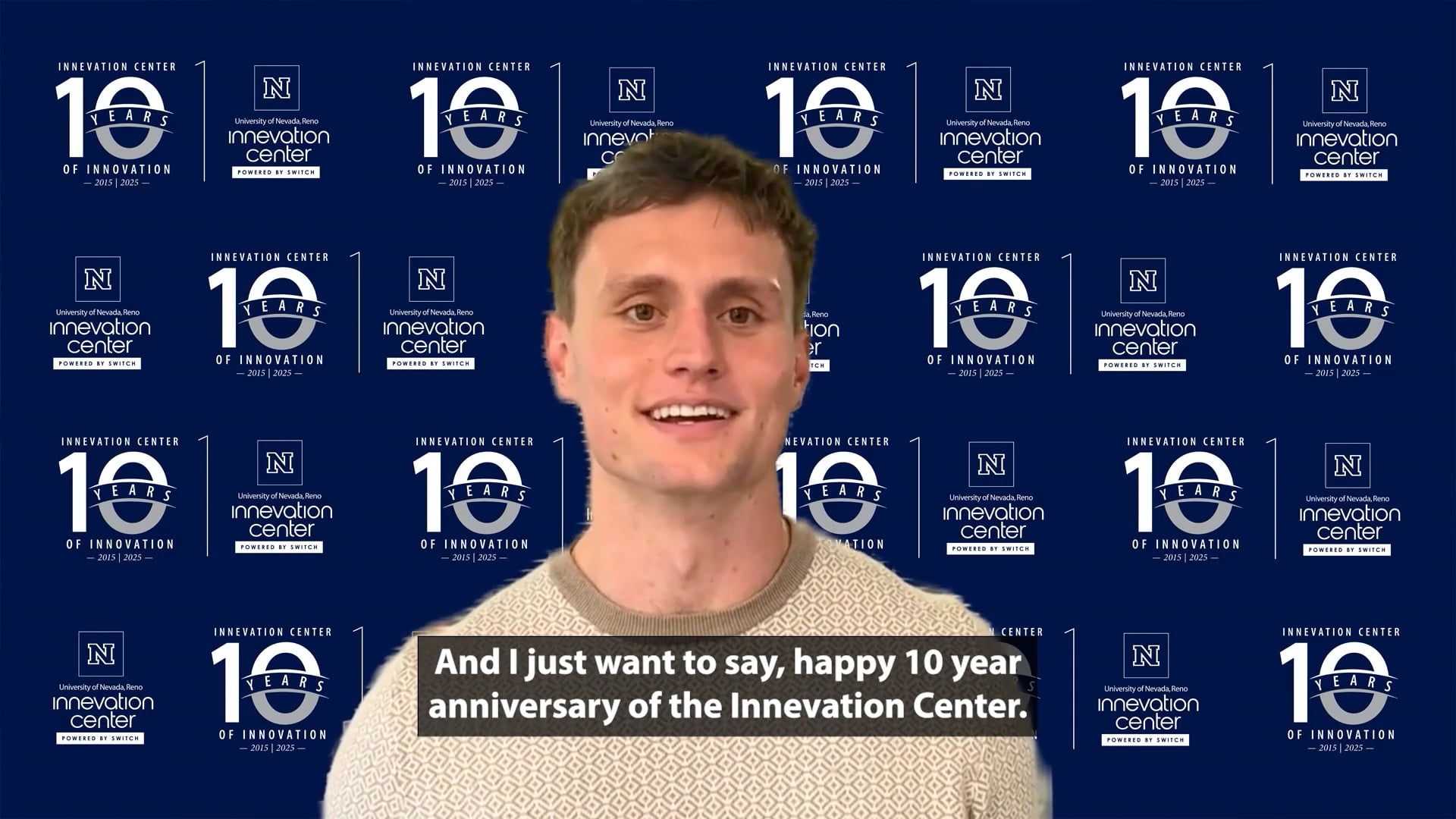 Video screenshot of Jonathan Berrien's testimonial for the Innevation Center