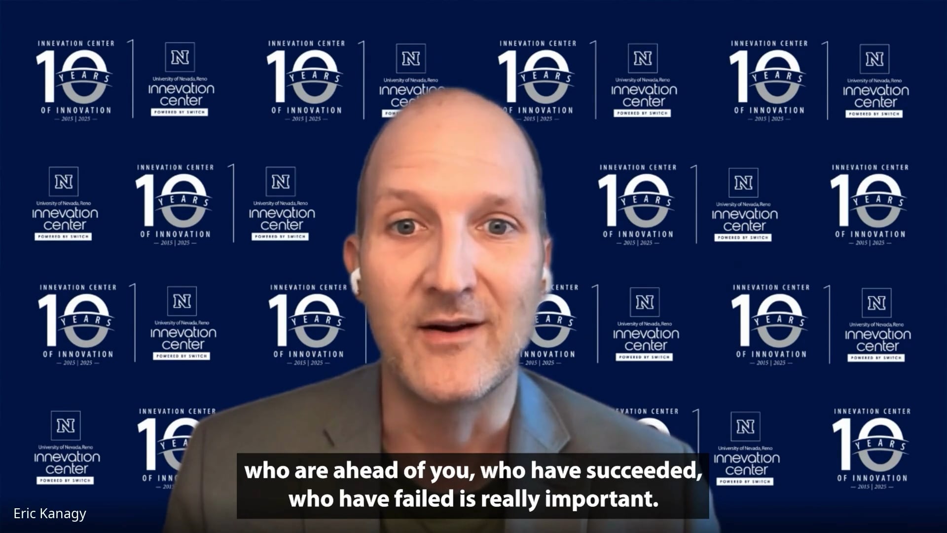Video screenshot of Eric Kanagy's testimonial for the Innevation Center