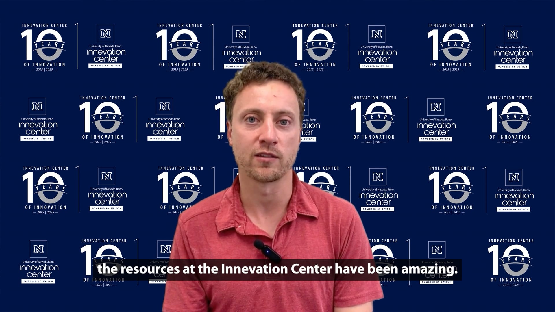 Video screenshot of Daniel Price's testimonial for the Innevation Center