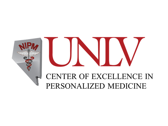 Logo: UNLV Center of Excellence in Personalized Medicine