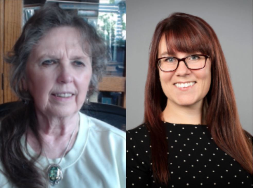 Debbie Davis and Sarah Haigh