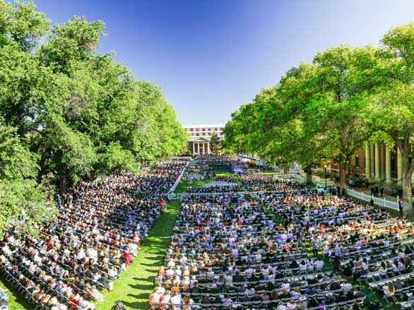 Family Guests Commencement University Of Nevada Reno