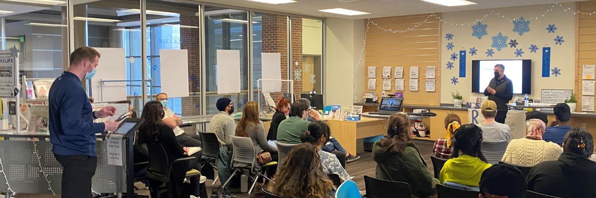 Employer hosting a workshop at the Nevada Career Studio