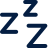 A blue icon of three Z's indicating someone sleeping'