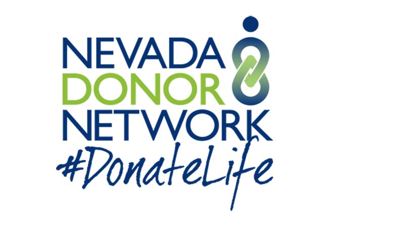 Logo for Nevada Donor Network #DonateLife