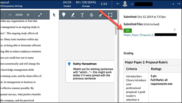 Screen capture highlighting Configure External Tool. The Turnitin LTI tool is selected from the list of tools. The user options are Select and Cancel.