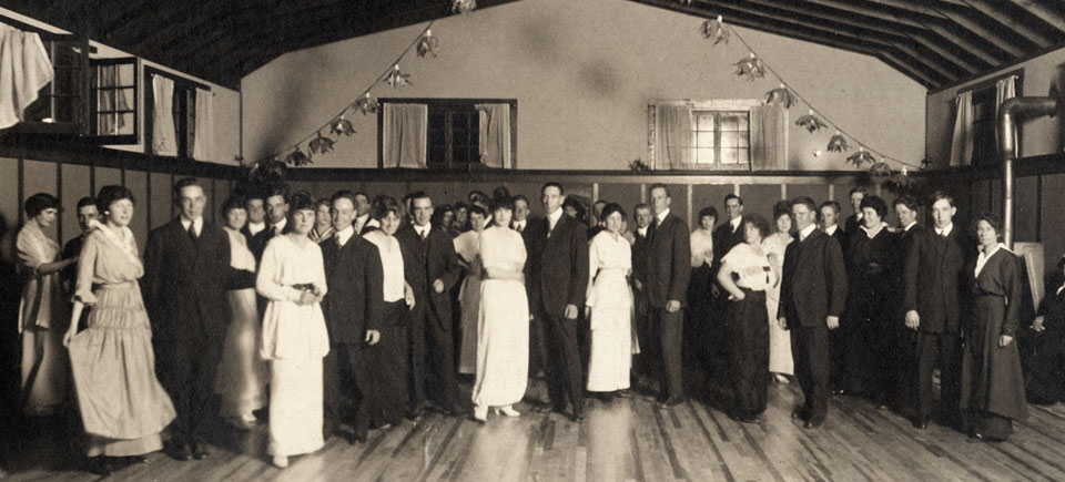 A group picture at a dance