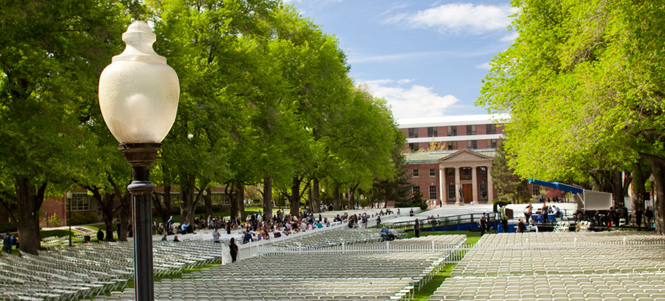 Quad at Commencement