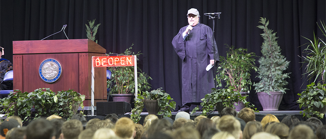 Bob Felten at Opening Ceremony