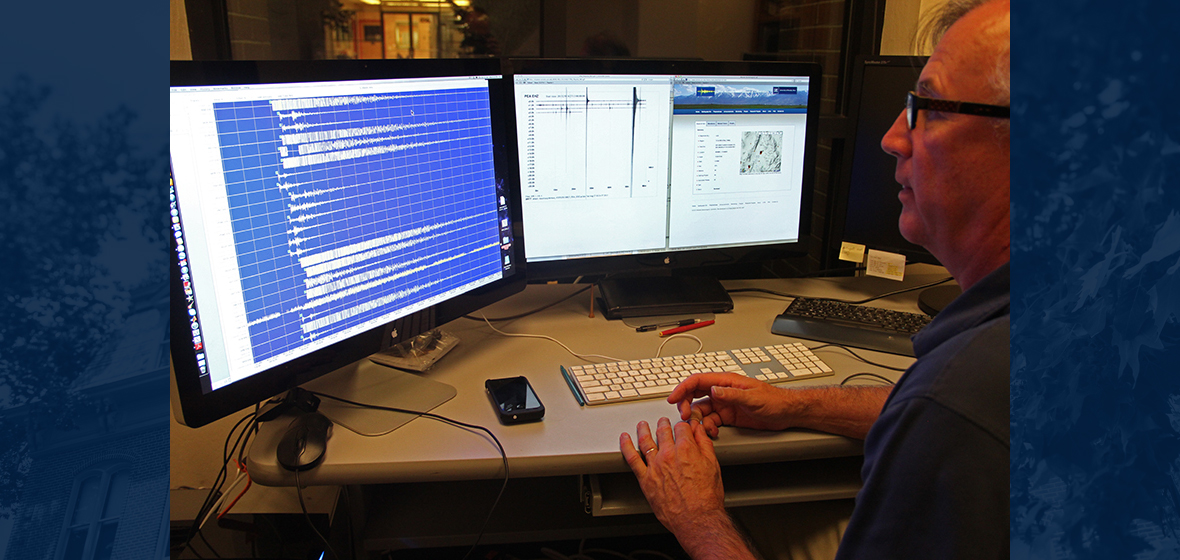 Ken Smith at Seismology Lab