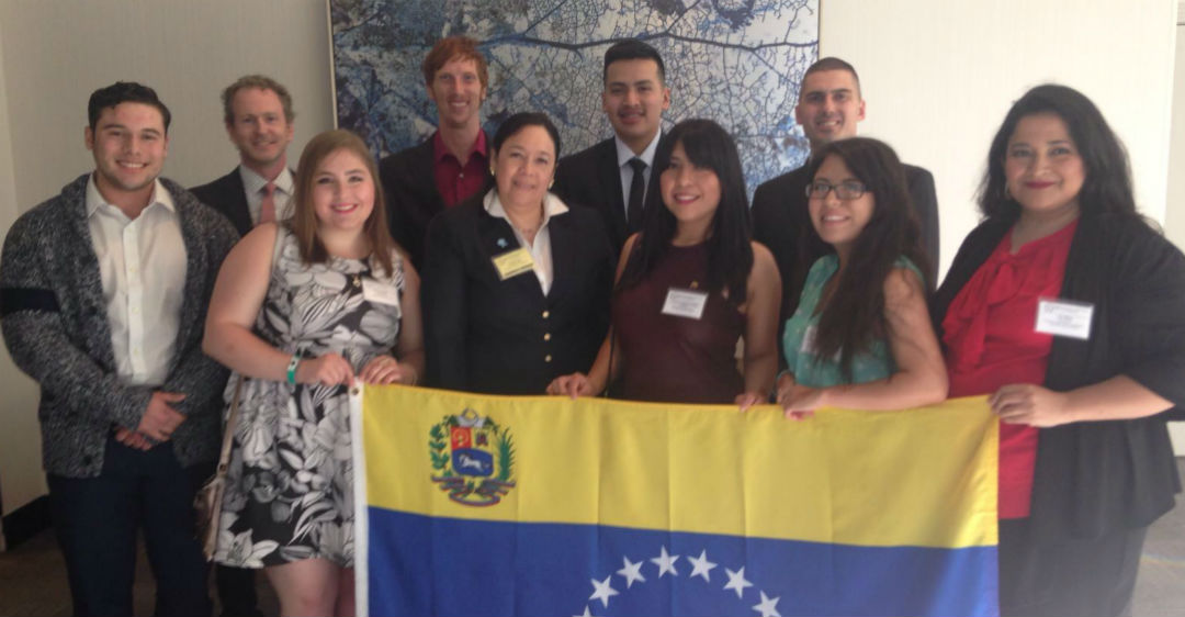 University students represented the Delegation of the Bolivarian Republic of Venezuela during the 66th Annual Session of Model United Nations.