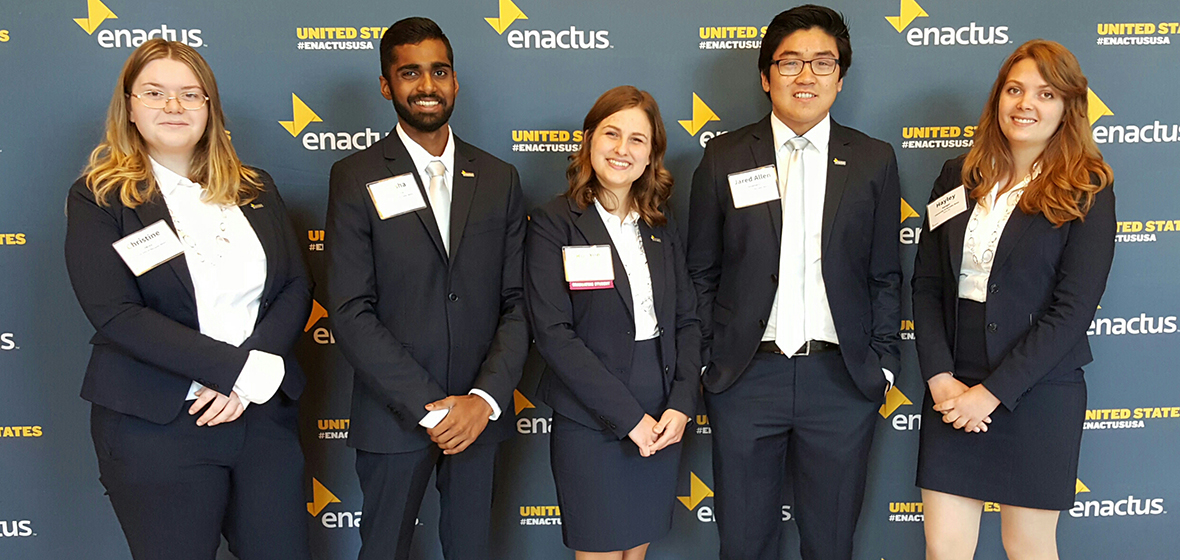 Enactus, Christine Jacox, Arosha Meegoda, Rosalie Ferebee, Jared Allen Desamero, Hayley Hanger