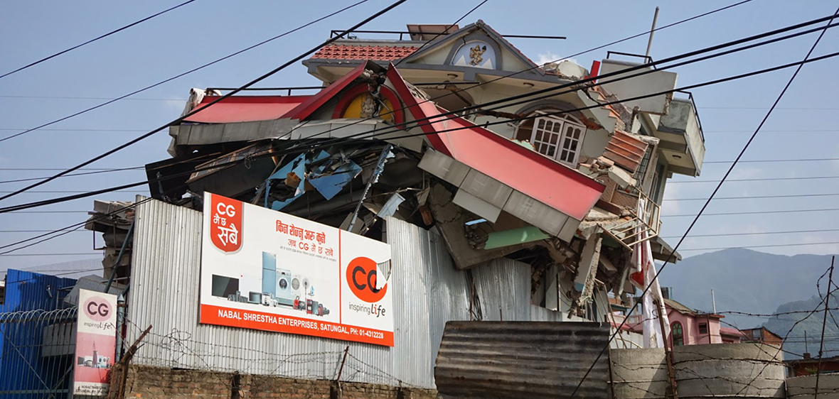 Earthquake damage in 2015 Nepal earthquake