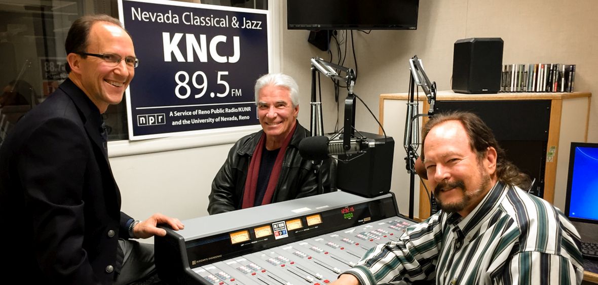 KNCJ Gen Mgr with jazz hosts