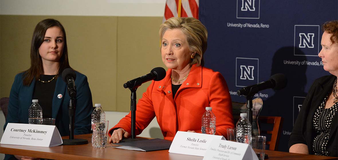 Hillary Clinton at UNR