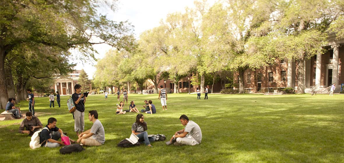 Students on the Quad