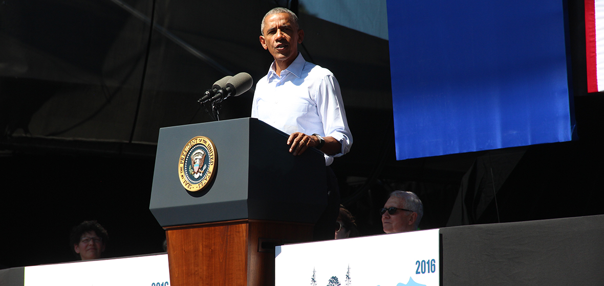 President Obama at the Tahoe Summit