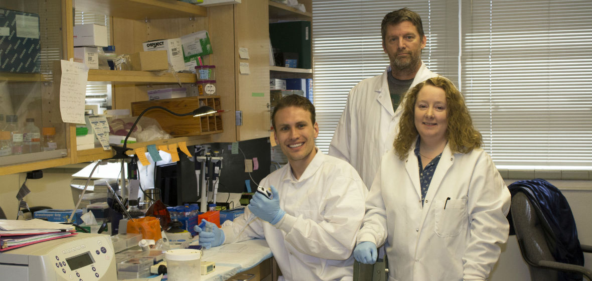 Ricketts in her lab at UNR