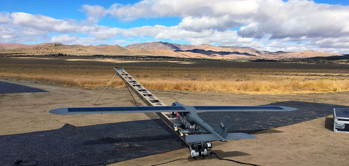 fixed wing aircraft part of NASA research