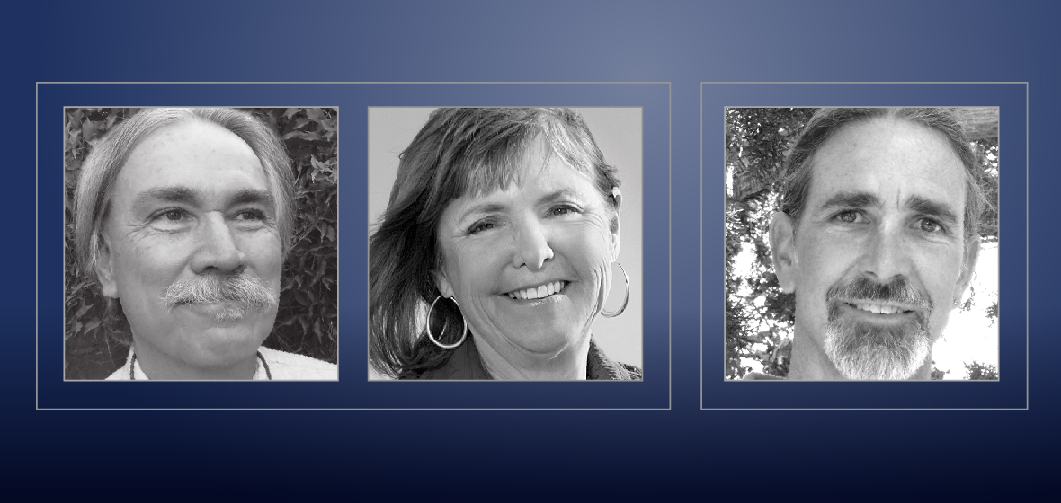 2017 Nevada Hall of Fame Inductees from left to right: Donald Revell, Terri Farley and Silver Pen Recipient Michael Branch