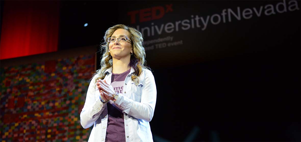 2017 TEDx student speaker competition winner Ashley Evdokimo