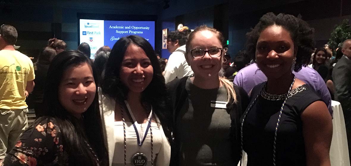 GEAR UP students attend a scholarship night at the University of Nevada, Reno