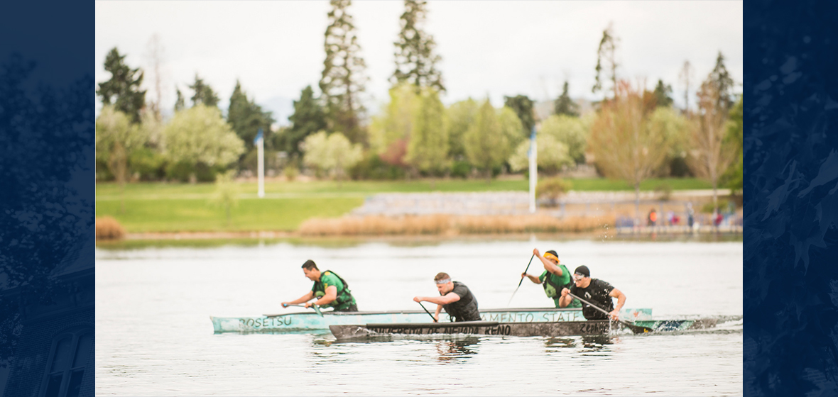 Concrete canoe racing