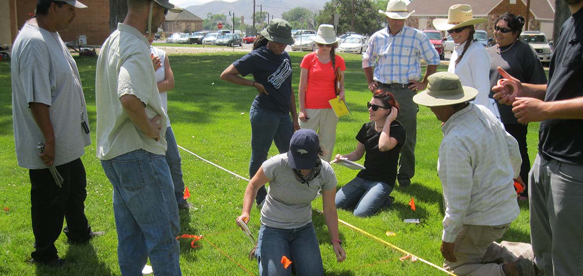 Team digs at Stewart Indian School site