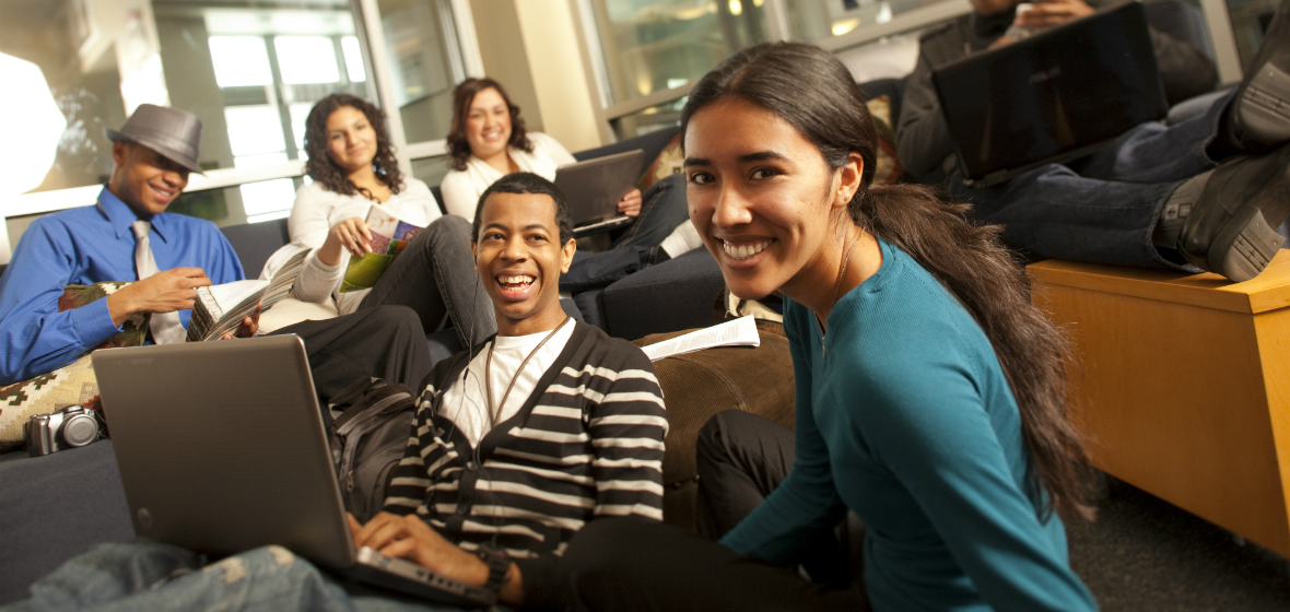 Students study together