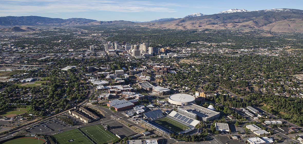 University of Nevada, Reno aerial photo