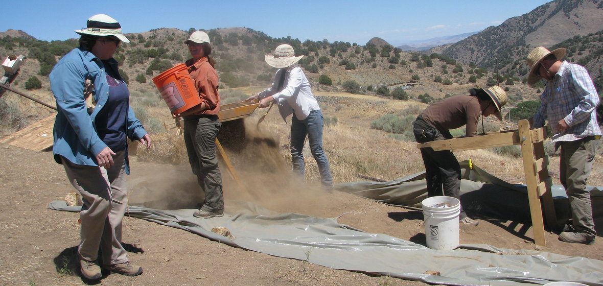 Anthropologists working in the field