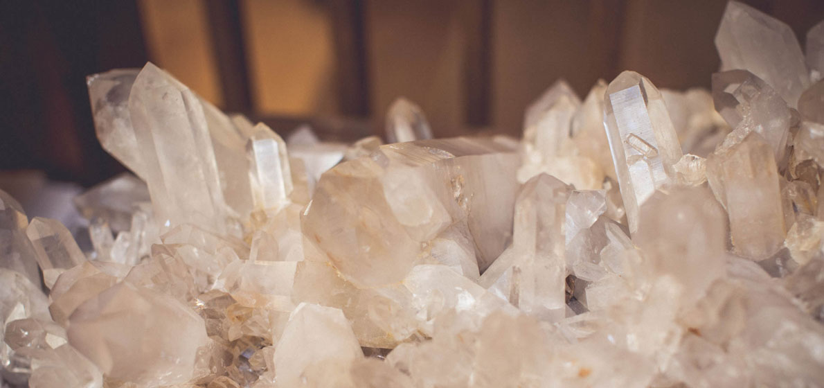 Quartz on display