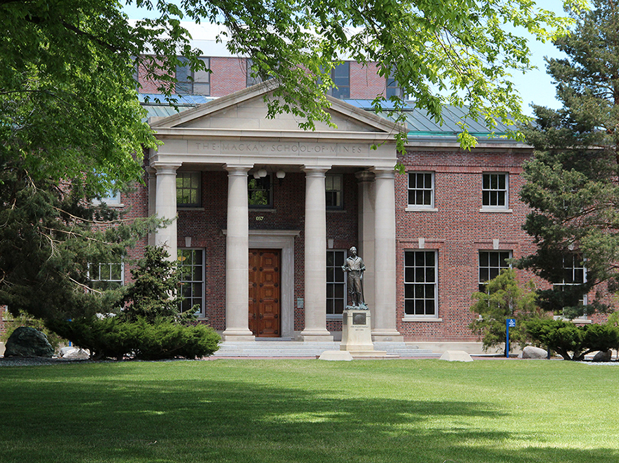 Mackay statue on Quad